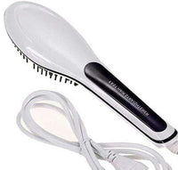 Hair Straightener Brush Fast Detangling Electric Comb, Ceramic Heating Anti-Static Anti-Scald Comb