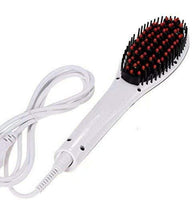 Hair Straightener Brush Fast Detangling Electric Comb, Ceramic Heating Anti-Static Anti-Scald Comb