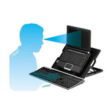 Support Table PC Portable, Réglable avec ventilateur