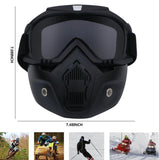 Masque de Lunettes de Moto