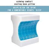 Confort de refroidissement calmante genou oreiller