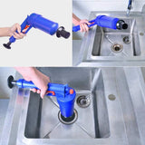 The Best Sink Plunger - Toilet Plunger Kitchen Sink Sewer Dredge Tool,High Pressure Powerful Manual Sink Plunger Opener Cleaner Pump for Kitchen, Bathroom,Dredge Pipe,Sewer Drain Blaster Drain Cleaner