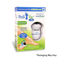 Rechargeable Electric Foot File PediVac - Callus Remover for Feet with Built-in Vacuum Removes Dead Skin from Feet with 2000 RPMs - Electric Callus Remover Sucks Up Shavings for Mess-Free Exfoliation