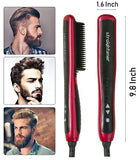 Hair Straightener Brush Fast Detangling Electric Comb, Ceramic Heating Anti-Static Anti-Scald Comb