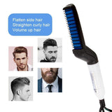 Multifunctional Hair Comb Brush Beard Straightener Hair Straighten Electric Beard Straightening Comb Quick Hair Styler For Men