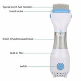 Automatic Head Lice Eliminator Safe Electric Flea Comb Cleaner Cleanser Treatment For Pet Dog Cat dropshipping